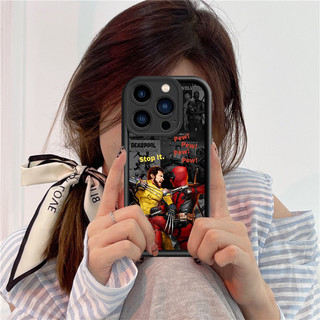 X-men Wolverine Deadpool 11 15 Ốp Lưng Cho IPhone 16 15pro 14 13 12 11pro Pro ProMax XS XR XSmax 7 8 + Plus SE 2020 Vỏ Mềm Silicon DCJT