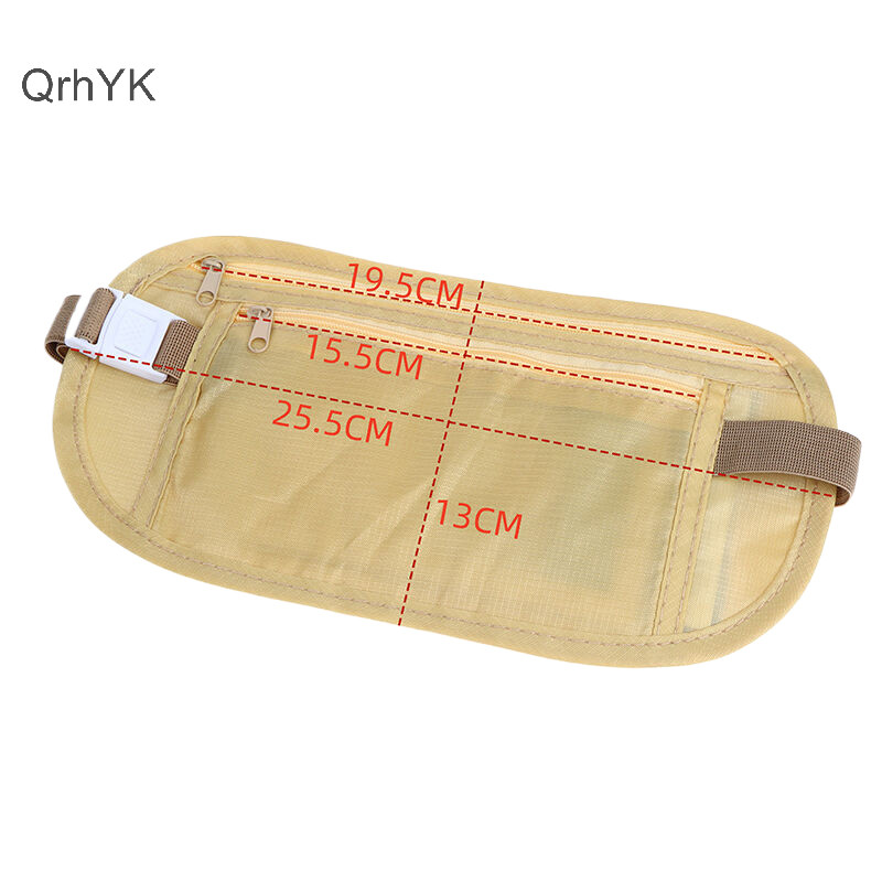 Nhà Máy Thời Trang 1PC Đa Năng Thể Thao Eo Túi Thắt Lưng Tiền Cho Du Lịch Nữ Và Nam Mỏng Ẩn Ví Du Lịch Điện Thoại Di Động Túi Chống Trộm QrhYK