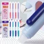 AFTEROF 4 Cái / bộ Bút Bi, Bút Chính Xác 0.5 Mm Cầm Tư Thế Bút Xóa Được, Hoạt Hình Nhanh Khô ST Đầu Bút Trung Lập Học Sinh