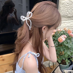 Kẹp tóc hình nơ bươm bướm AAA iLita càng cua đẹp cho nữ hottrend nhiều màu phong cách Hàn Quốc cặp búi tóc
