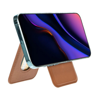 Từ Gấp Ví Đựng Thẻ Bao Da Cho Magsafe IPhone 14 13 15 11 Pro Max 12 Plus 15Pro 14Pro Macsafe Stand Cover