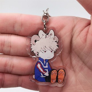 Móc khoá Anime Học viện anh hùng My Hero Academia Bakugou Katsuki Todoroki Shoto Anime Phụ Kiện Trang Trí Túi xách Balo