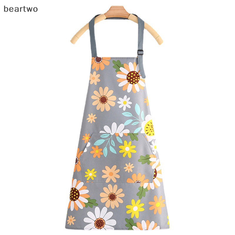 < Beartwo > Tạp dề nấu ăn chống dầu nhà bếp dễ thương dành cho nữ Trẻ em Nam giới Nhà bếp Phụ kiện làm bánh cà phê dành cho người lớn không thấm nước Đẹp