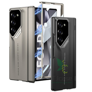 Vỏ Full Case Supercar bản lề từ tính, kính cường lực cho Samsung Galaxy Z Fold 6/5/4/3