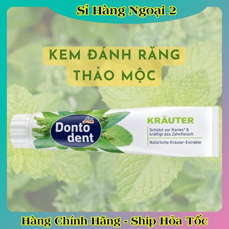 Kem đánh răng Dontodent 125ml- Nội địa Đức