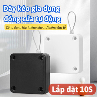 Dụng cụ đóng cửa tự động Bunnies nhỏ gọn phù hợp nhiều loại tường lắp đặt nhanh chóng đóng cửa yên tĩnh kèm phụ kiện