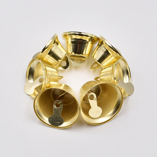 Diy Giáng Sinh Vàng Kim Loại Chuông Kerst Jingle Bells Trang Trí Cây Giáng Sinh Decoratie