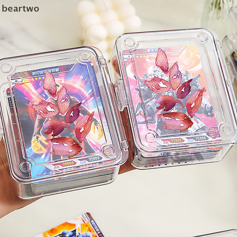 < Beartwo > Hộp nhựa trong suốt mới Hộp đựng thẻ chơi Hộp đựng đồ PP Đóng gói Hộp đựng thẻ trò chơi Poker Bảng trò chơi Người tổ chức thẻ Đẹp