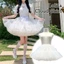 MONOSTYLE Váy phồng không xương, Váy sợi mềm Gothic White Petticoat, Quần áo cosplay Lông Tơ Crinolinas Phụ kiện Cosplay Đáy Váy Hỗ trợ