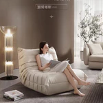 (Giao hàng 24 h)Ghế lười togo Sofa lười Sofa Da Giường tựa Phòng khách Ghế Sofa Tatami tối giản mini ghế đơn decor phòng ngủ salon phòng khách giãn đọc sách nằm lười hạt xốp bean bag — ảnh 3
