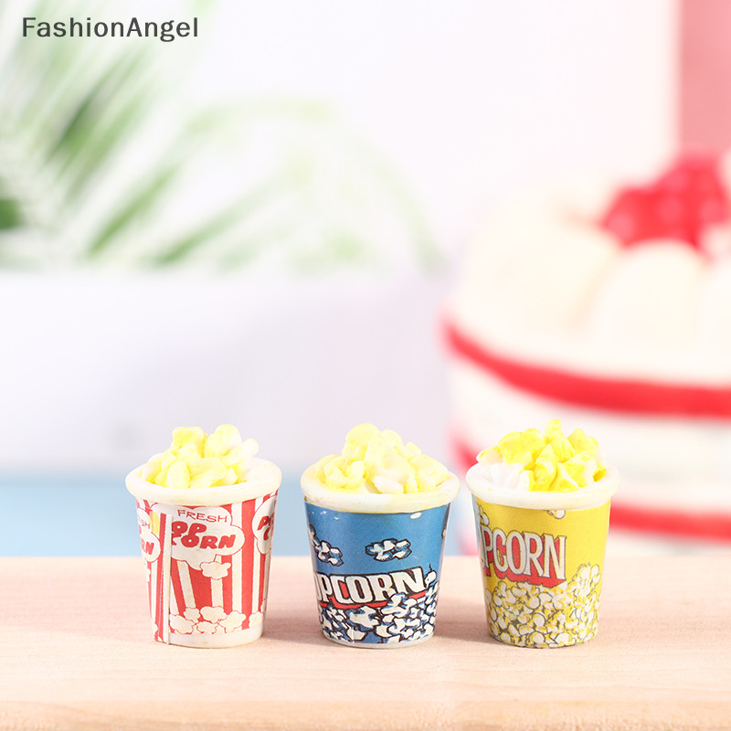 Fashionangel 4 Nhà Búp Bê Thu Nhỏ Bắp Rang Giả Chơi Nhà Búp Bê Mô Phỏng Thực Phẩm TH