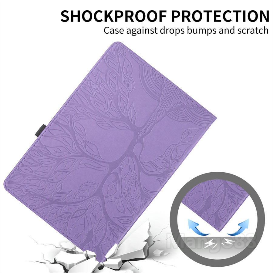 Ốp Lưng Cho Redmi Pad Pro 12.1 2024 Xiaomi Poco Pad 12.1inch Máy Tính Bảng Da PU TPU Bao Chống Sốc In An Toàn 360 Xoay Đứng Vỏ Phụ Kiện Bảo Vệ