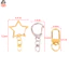 10 Chiếc Ngôi Sao Pentagram Hình Chữ D Rỗng Móc Khóa DIY Phụ Kiện Tôm Hùm Khóa Móc Khóa Trang Sức Làm Phát Hiện VN