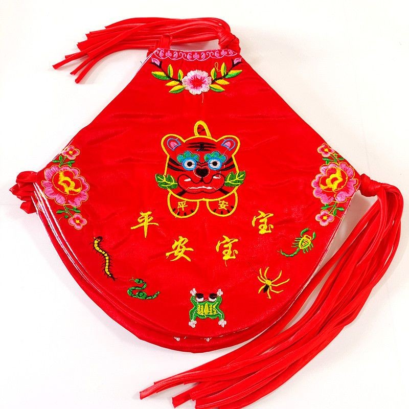 Lễ hội thuyền rồng cho bé thêu năm đầu độc Túi bụng Cotton nguyên chất Bảo vệ bụng mỏng