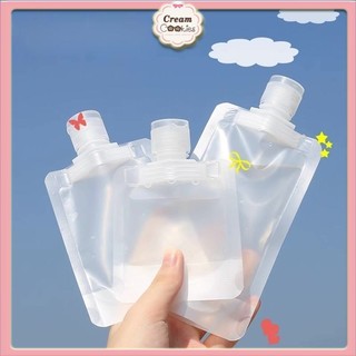 Túi Chiết Mĩ Mỹ Phẩm, Dầu Gội, Dầu Xả, Sữa Tắm Có Thể Tái Sử Dụng, Tiện Ích Khi Đi Du Lịch