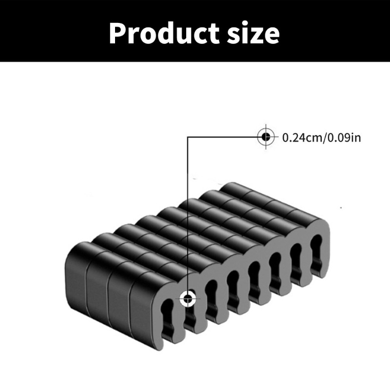 34PCS Acrylic Power Cable Combs Set for Organized Computer Wiring For 24Pin 8Pin