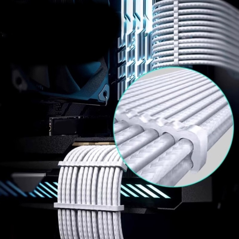 34PCS Acrylic Power Cable Combs Set for Organized Computer Wiring For 24Pin 8Pin