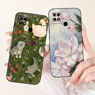 Ốp điện thoại bảo vệ ống kính Xiaomi Poco C40 sơn thời trang PocoC40 C 40