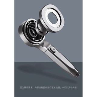 Đầu vòi hoa sen áp lực Đầu vòi hoa sen siêu lọc Ổ cắm nước ba tốc độ áp lực