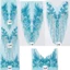 CPINCP Phoenix Tail Patch, Sequin Thêu DIY Sequin Thêu Vá, Trang Trí May Sequins Miếng Dán Váy