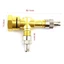 Van FANIELLAPOWELL TPMS, Phụ kiện lốp xe đồng Tee Adapter ', Cổng thân van 3 chiều bền