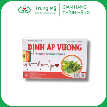 ️️️ ️️️✔️️️️️️ [Chính hãng] Hộp 180 viên Định Áp Vương giúp ổn định huyết áp, giảm lipid máu
