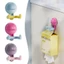 DAYBREAK 1 Cái / 4 Cái Móc Hai Đầu, Móc Chìa Khóa Bóng Tròn Móc Cốc Hút, Giá Để Đồ Treo Tường Đôi Dopamine Cho Phòng Tắm Gia Đình