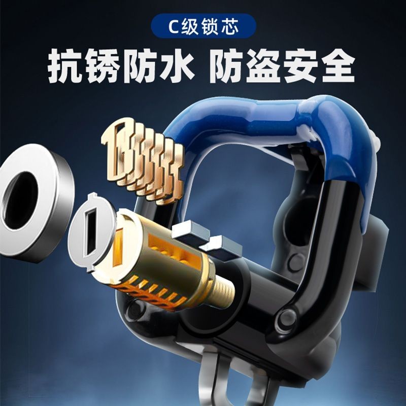 Khóa Mũ Bảo Hiểm Chống Trộm Khóa Pin Điện Ô Tô Xe Máy Chống Trộm Cố Định Mũ Bảo Hiểm Khóa Full Mũ Bảo Hiểm