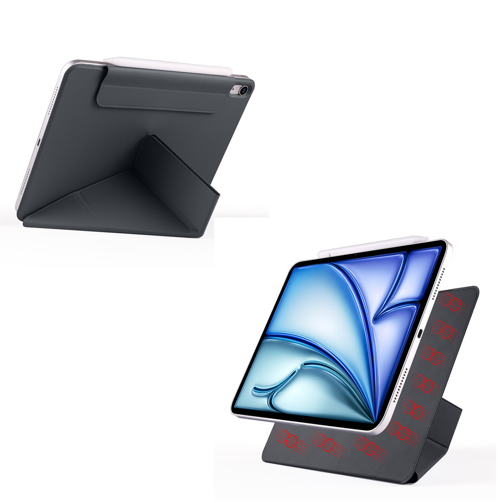 Vỏ Folio Có Thể Gập Lại Cho IPad Air4 Air5 Air6 Air 11 13 M2 10.9 "Pro11 Pro12,9 2018 2020 2021 2022 A16 Pro M4 11 13 2024 Vỏ Da Siêu Mỏng