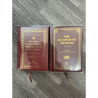 Sách - Combo Kinh Địa Tạng Bồ Tát Bổn Nguyện và Kinh Phật Thuyết Vô Lượng Thọ (khổ mini)