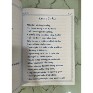 Sách - Nghi Thức Trì Tụng : Kinh Phước Đức, Kinh Từ Tâm, Kinh Tám Điều