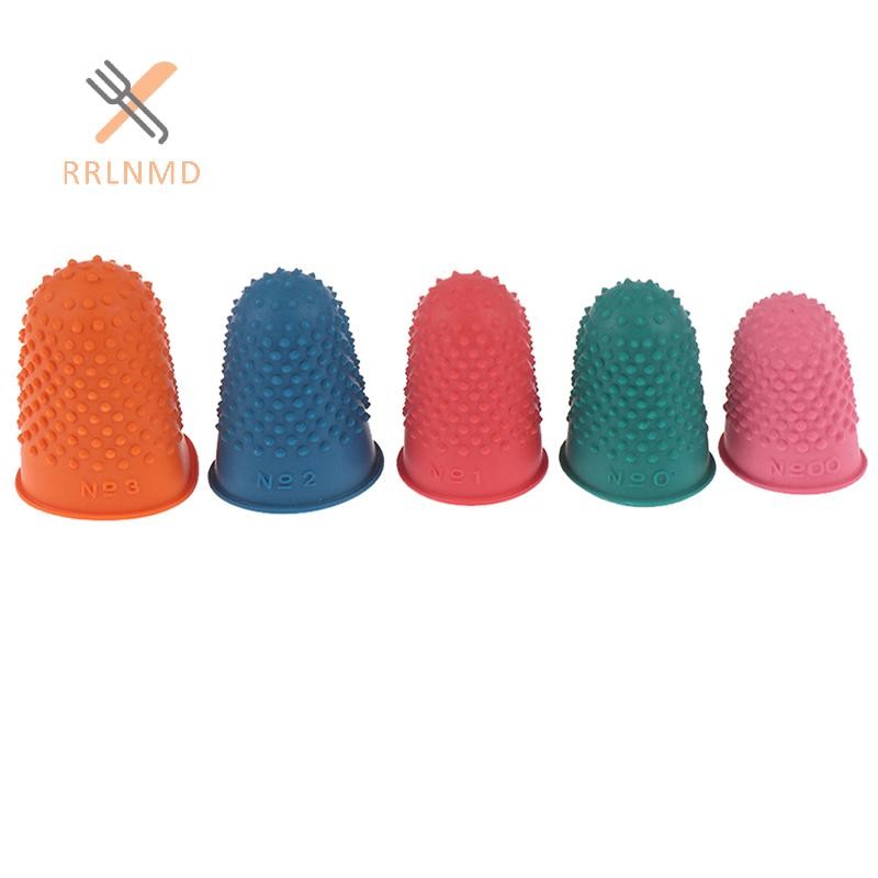 Rrlnmd > 5 Cái Coung Nón Cao Su Thimble Bảo Vệ May Quilter Ngón Tay Đầu Thủ Công MỚI