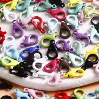 Sơn nhiều màu kim loại tôm hùm Móc Khóa Phụ Kiện diy phụ kiện kim loại phụ kiện Mặt dây chuyền ô tô móc vật liệu bán buôn
