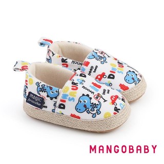 Mg-baby Boy Girl Giày Khủng Long In Ngón Chân Đóng Giày Đi Bộ Giày Slip On Cho Mùa Xuân Thu