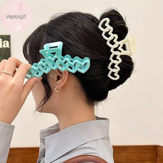 Deyangk Thời Trang Rỗng Hình Học Trái Tim Kẹp Tóc Mặt Sau Của Kẹp Nữ Cô Gái Mũ Kẹp Tóc Phụ Kiện VN