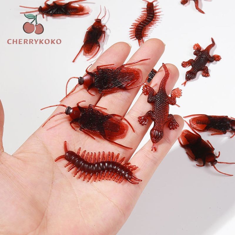💞Cherry💞 [ Rẻ Vô Địch ] Côn Trùng Giả ⚡ HÀNG ĐẸP ⚡ Gián, Rết, Bọ Cạp, Thạch Sùng, Nhện, Kiến, Ruồi Bằng Nhựa, Nhìn Như Thật.