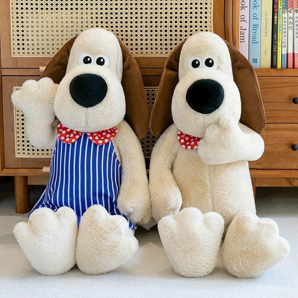 Gấu Chó Gromit Shaun Nhân Vật Hoạt Hình Đáng Yêu Thú Nhồi Bông Hình Con Chó Wallace Gromit Nhân Vật Nổi Tiếng