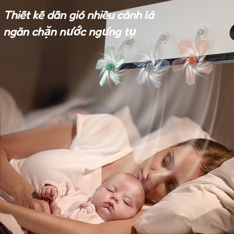 Quạt Điều Chỉnh Hướng Gió Điều Hòa, Quạt Tản Nhiệt Điều Hòa Đều，Giữ cho gia đình bạn khỏe mạnh