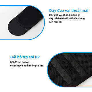 Đai chống gù lưng nam nữ, hỗ trợ cột sống, cải thiện dáng vẻ, bảo vệ sức khỏe hiệu quả