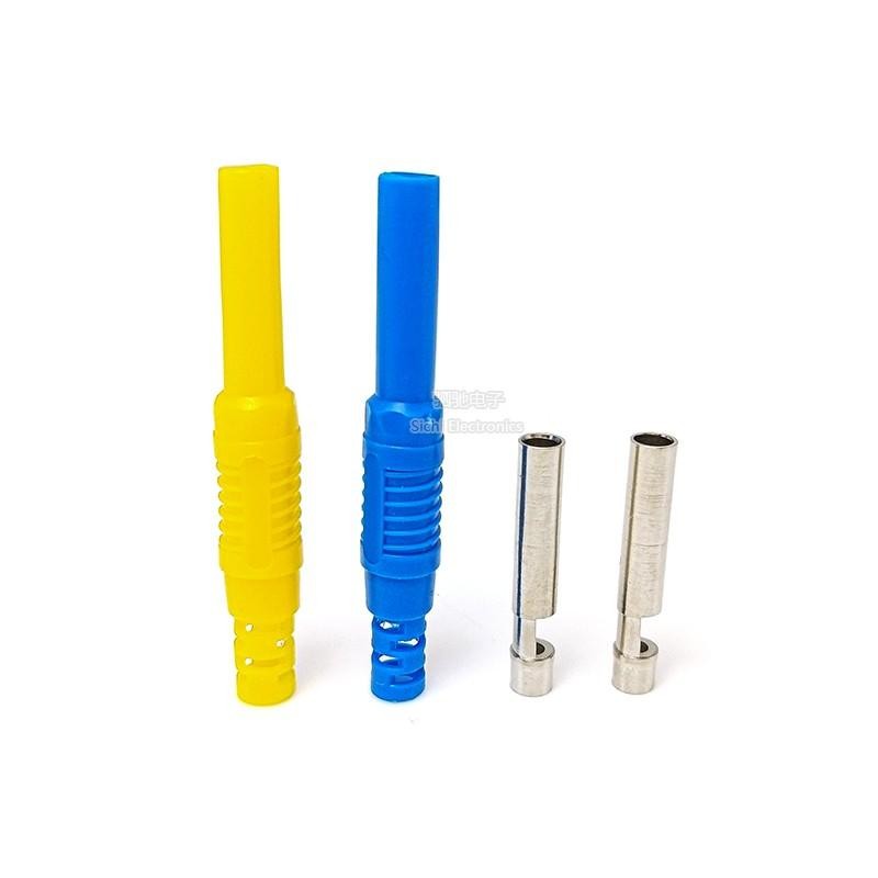 Full Cover Chuối Nữ Ổ Cắm Đồng Nguyên Chất 4 Mm Chuối Jack Đầu Nữ Mông Nữ Ổ Cắm Loại An Toàn Dây Hàn Kiểm Tra Cắm
