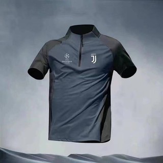 2324 UEFA UEFA Same Style Summer Football Training Suit Sports Suit Men's Running Quick-Drying T-shirt Shorts PWvv