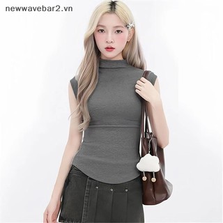 [Mới] Áo vest mỏng không tay cổ tròn thời trang cho mùa hè