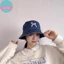 Sund Mới Thêu Cotton Denim Xô Mũ Nữ Ngoài Trời Che Nắng Người Cá Mũ Dành Cho Học Sinh Quà Tặng Mặt Trời VN
