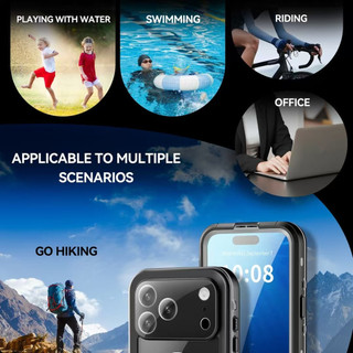 [Redpepper] ốp lưng chống nước IP68 cho iPhone 17 Pro Max 17 Air 17Pro i17 Protector Bảo vệ toàn thân Vỏ điện thoại chống bụi