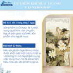 Bộ 3 Tranh Chữ Thư Pháp - Tranh Treo Tường Chữ Cha Mẹ - Gia Đình - Hiếu - Treo Phòng Khách An Tĩnh — ảnh 4