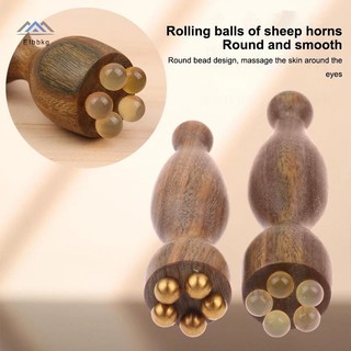ELBBKG Gỗ Đàn Hương Xanh Dụng Cụ Massage Mặt Gua Sha Chăm Sóc Da Mặt Massage Stick Pods Hình Máy Mát Xa Mặt Vật Lý Dụng Cụ Mới