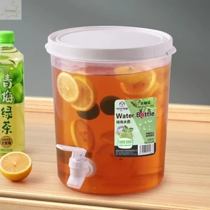 AWNGD Tủ lạnh ấm siêu tốc nước lạnh, vòi chanh, bình đựng nước ép gia đình có nắp, hộp đựng đồ uống