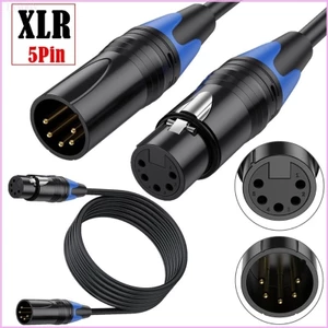 Cinnan DMX512 XLR 5 Pin Nam sang XLR 5pin Giao diện nữ Dây nối dài cáp DMX512