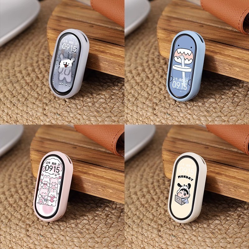 Ốp Đồng Hồ Silicon Mềm Rỗng Cho Xiaomi Mi Band 10 9 8 NFC Vỏ Bảo Vệ Bảo Vệ Ốp Lưng Khung Phụ Kiện