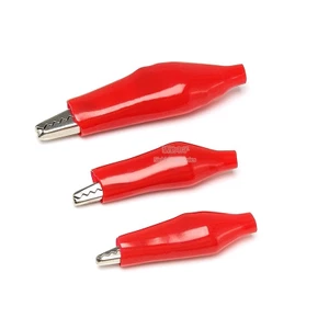 Bộ 10 Kẹp Cá Sấu Cách Điện Cỡ Lớn/Vừa/Nhỏ, Vỏ Chất Lượng Cao, Kẹp Kiểm Tra Điện, Dây Kết Nối